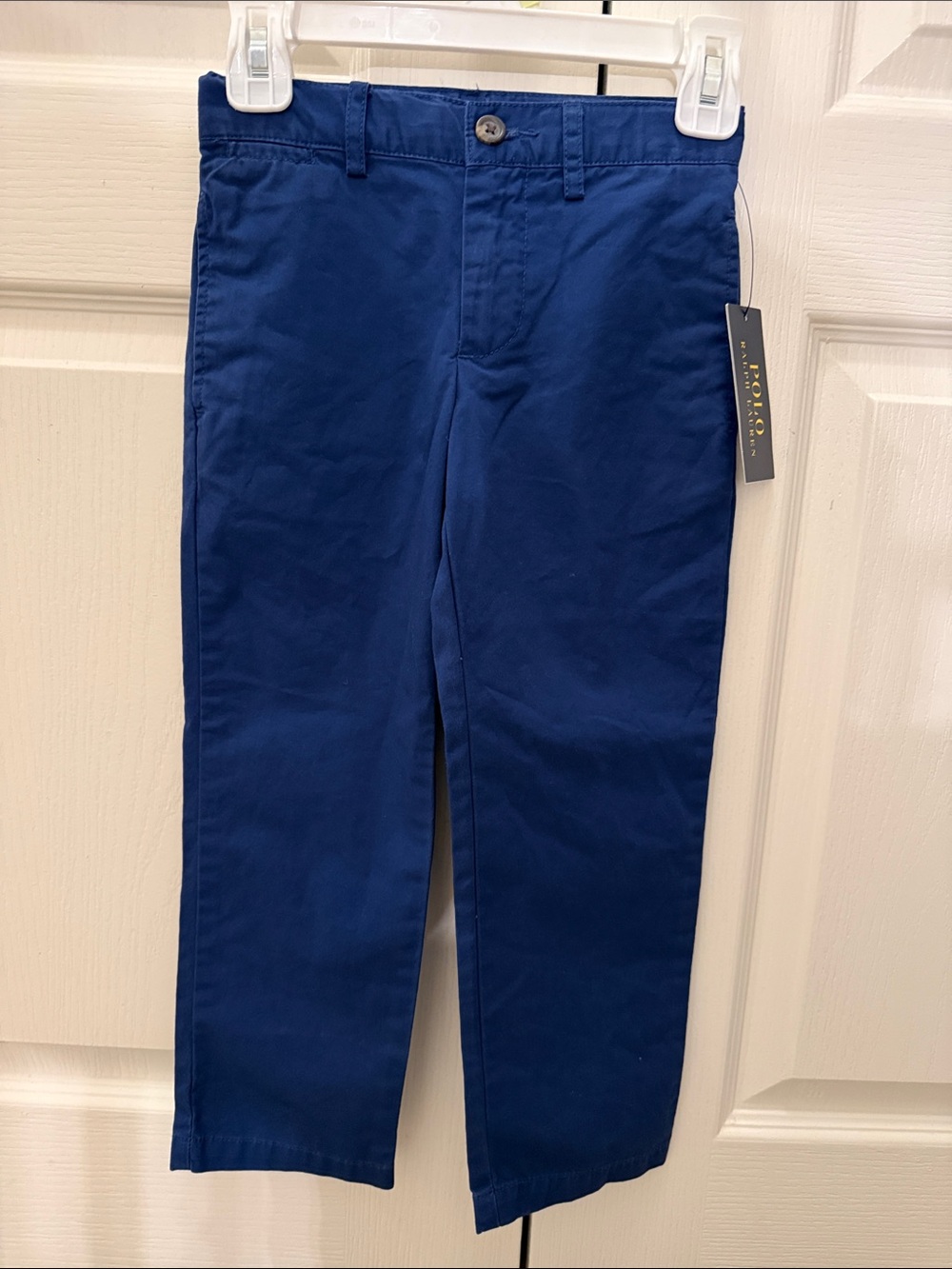 NWT Polo Ralph Lauren Boys' Blue Chino Pants 4/4T